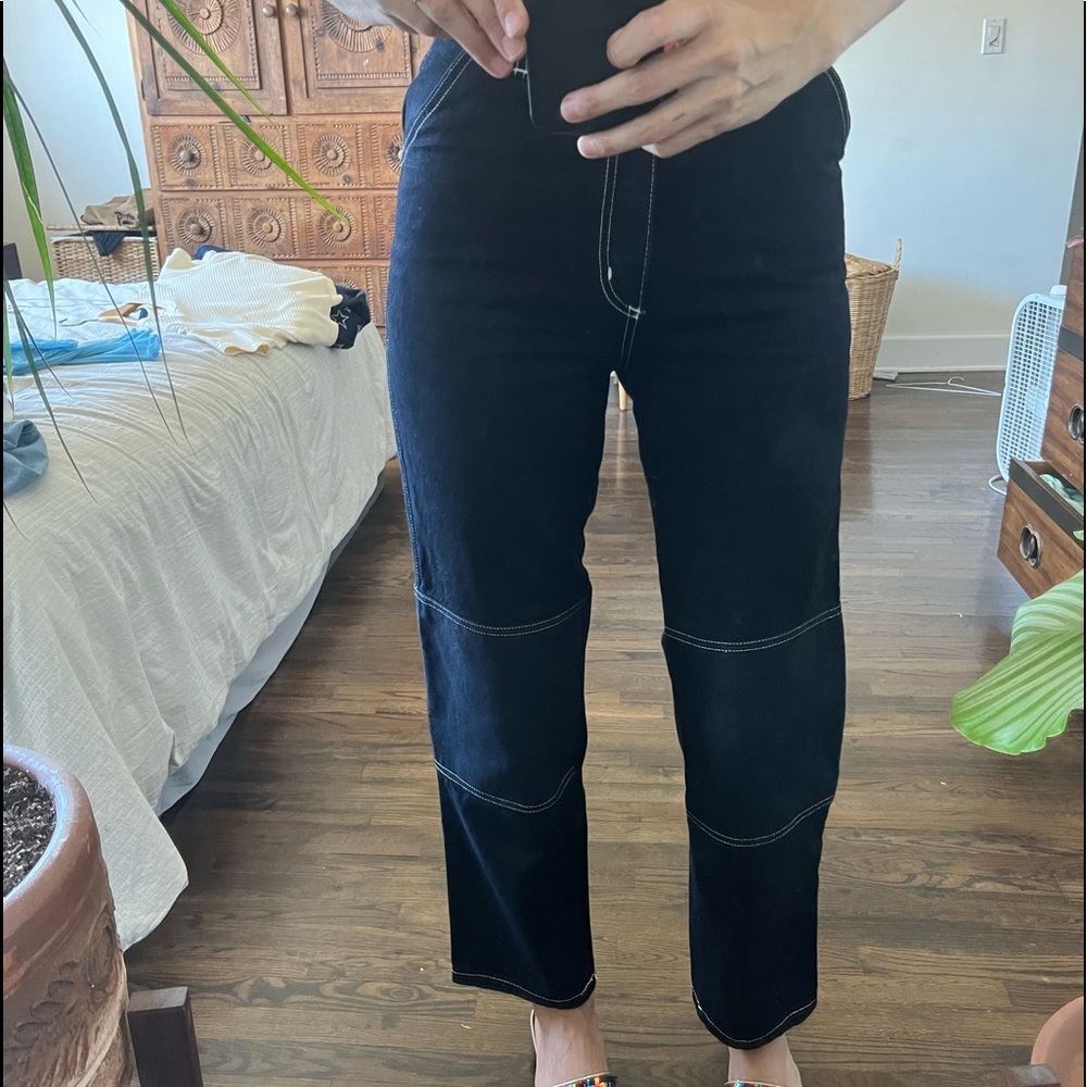 Lykke Wulff navy pants in good condition